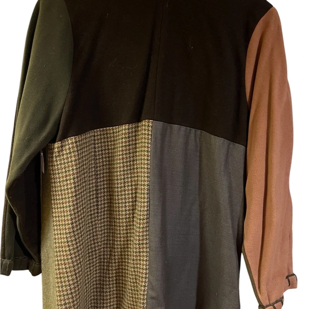 Plus wool patchwork jacket - Picture 6 of 6